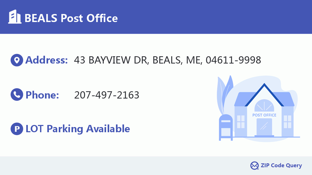 Post Office:BEALS