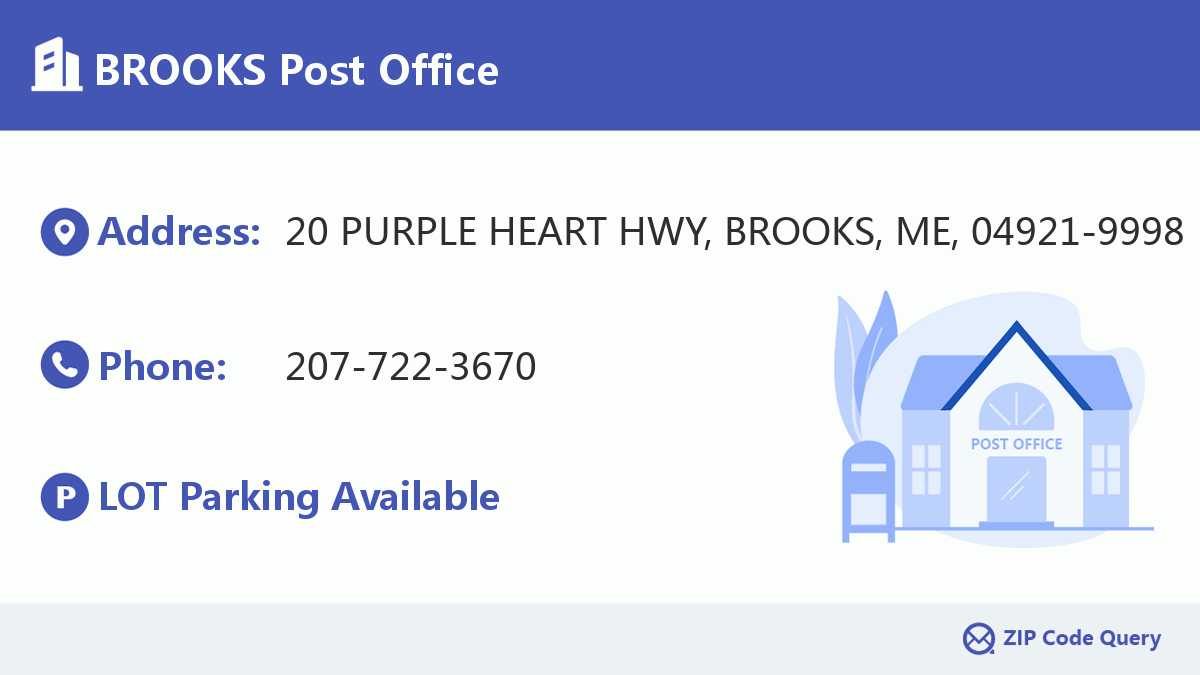 Post Office:BROOKS