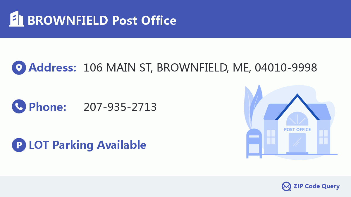 Post Office:BROWNFIELD