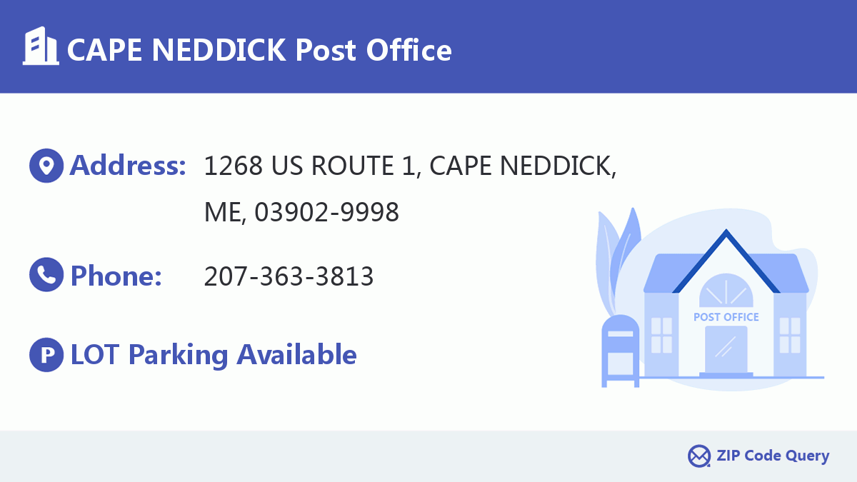 Post Office:CAPE NEDDICK