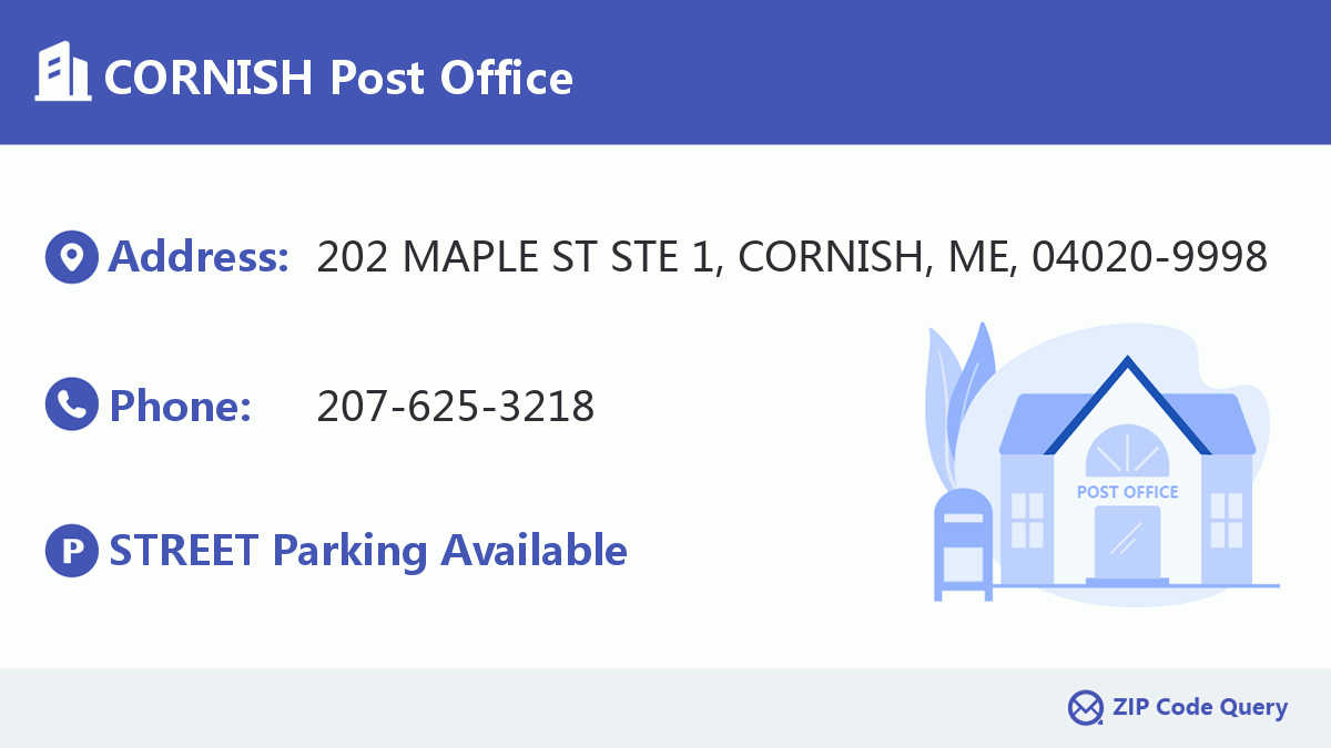 Post Office:CORNISH