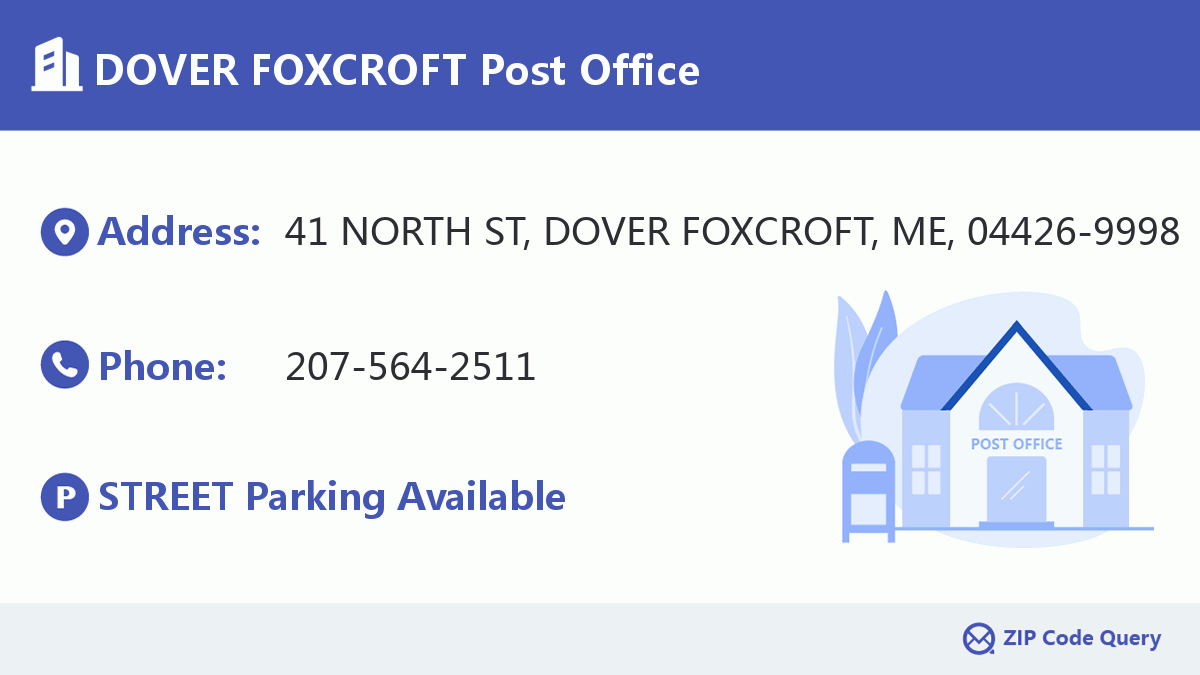 Post Office:DOVER FOXCROFT