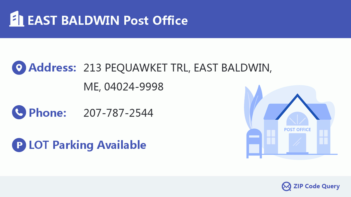 Post Office:EAST BALDWIN