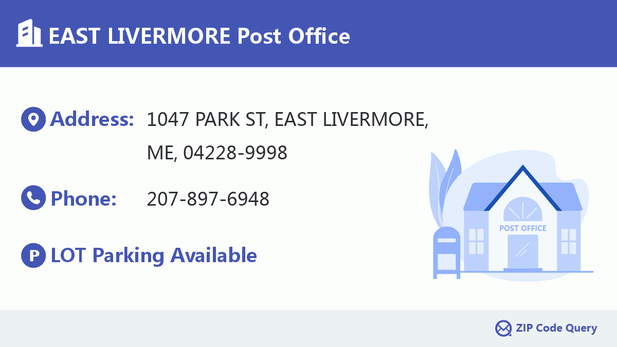 Post Office:EAST LIVERMORE