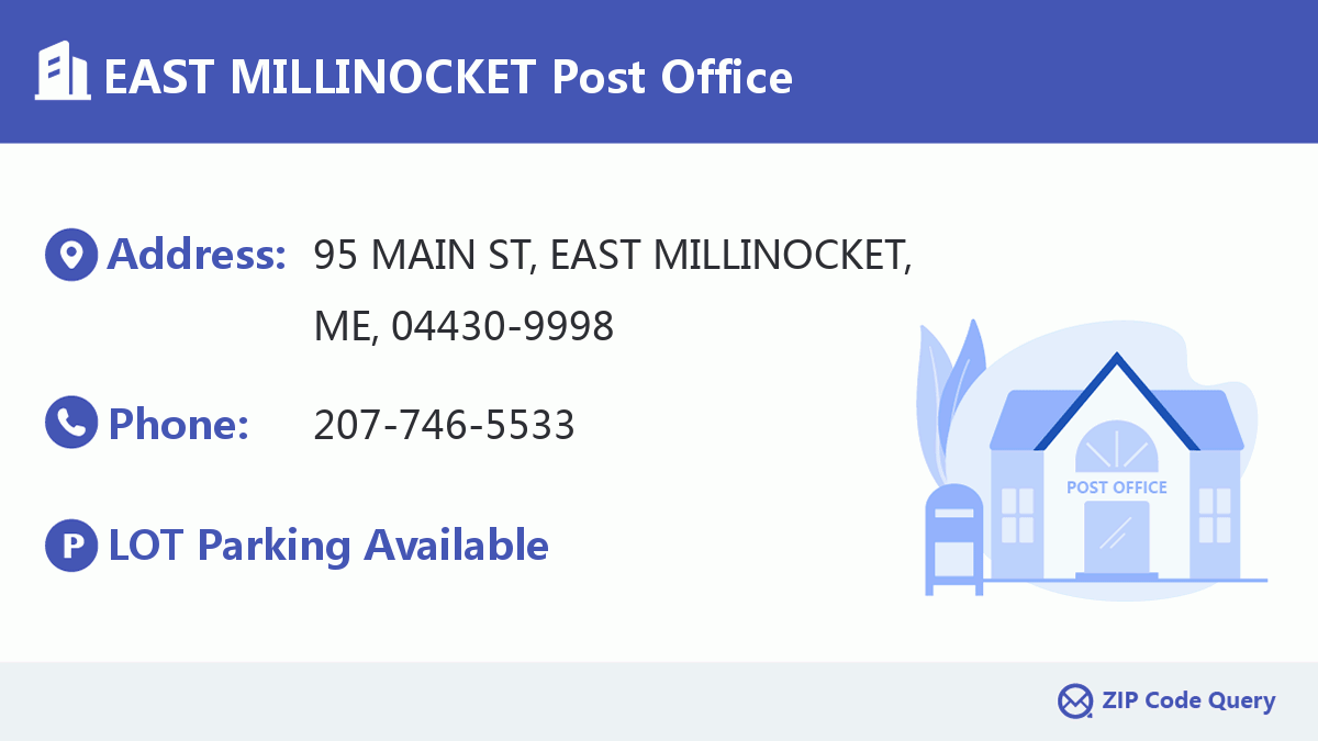 Post Office:EAST MILLINOCKET