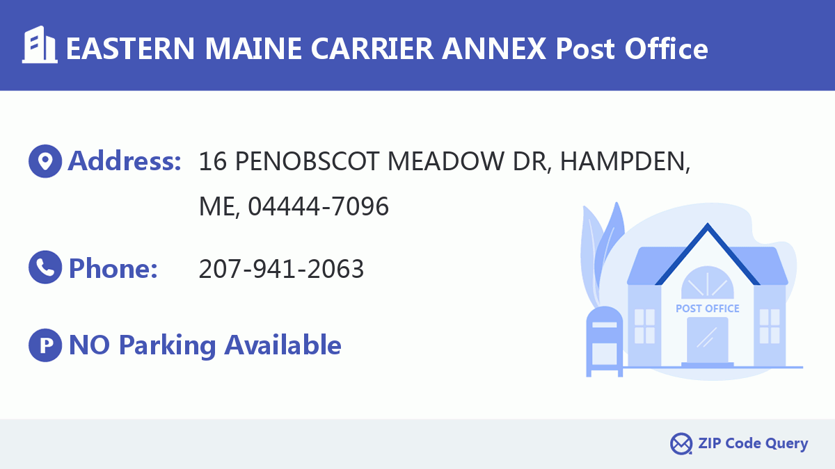 Post Office:EASTERN MAINE CARRIER ANNEX
