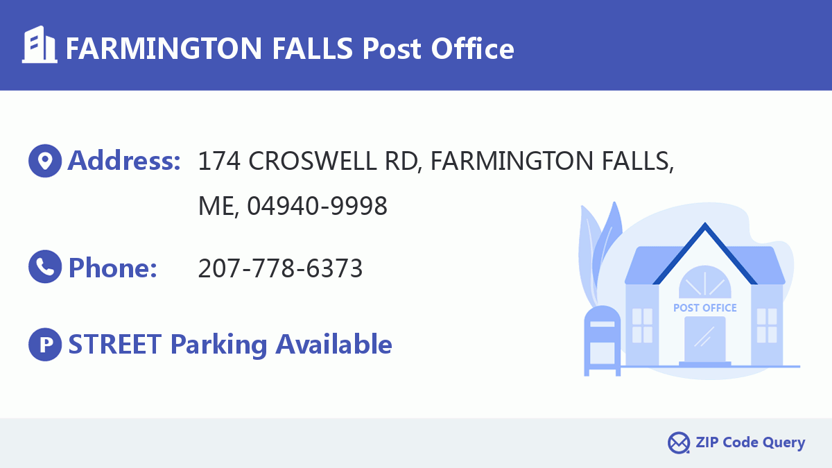 Post Office:FARMINGTON FALLS