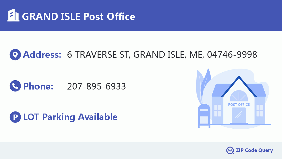 Post Office:GRAND ISLE
