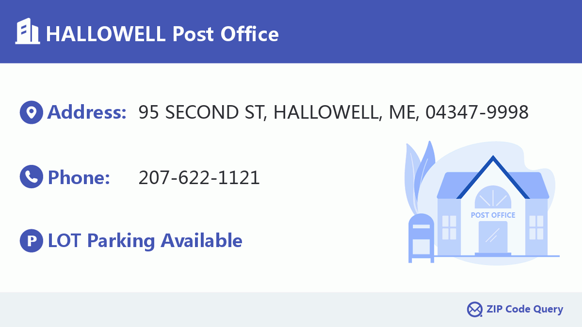 Post Office:HALLOWELL