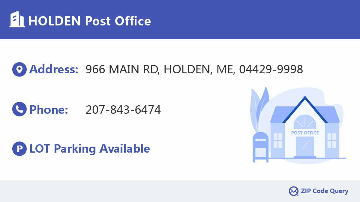 Post Office:HOLDEN
