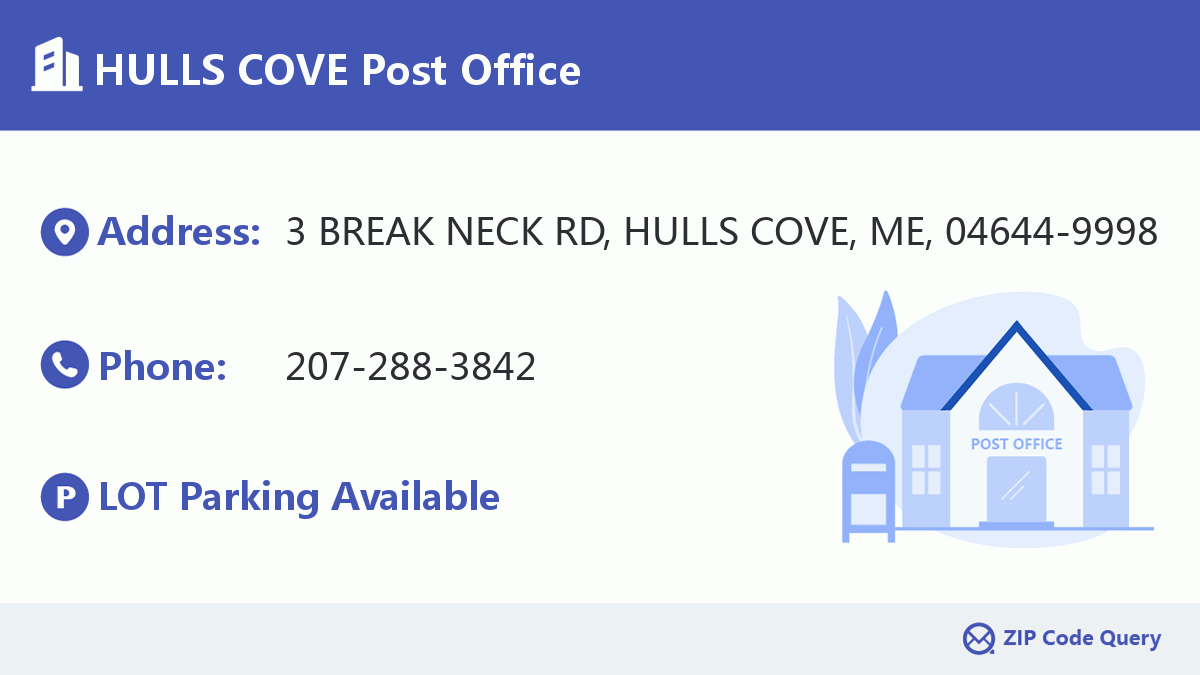 Post Office:HULLS COVE