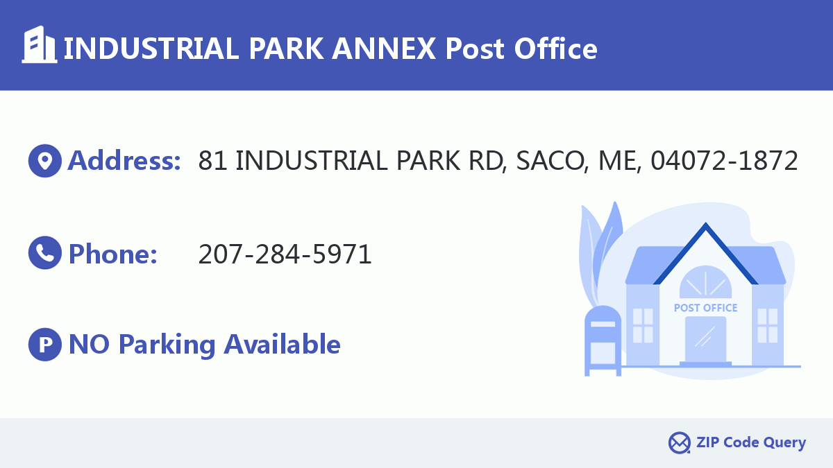 Post Office:INDUSTRIAL PARK ANNEX