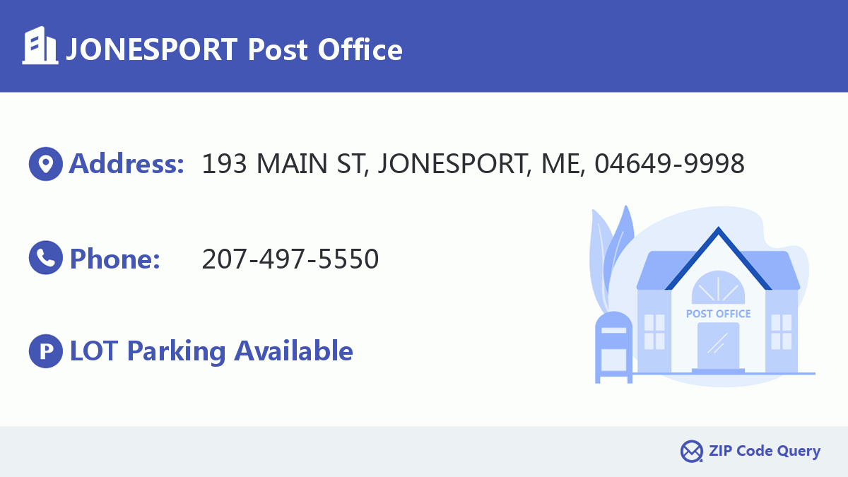 Post Office:JONESPORT