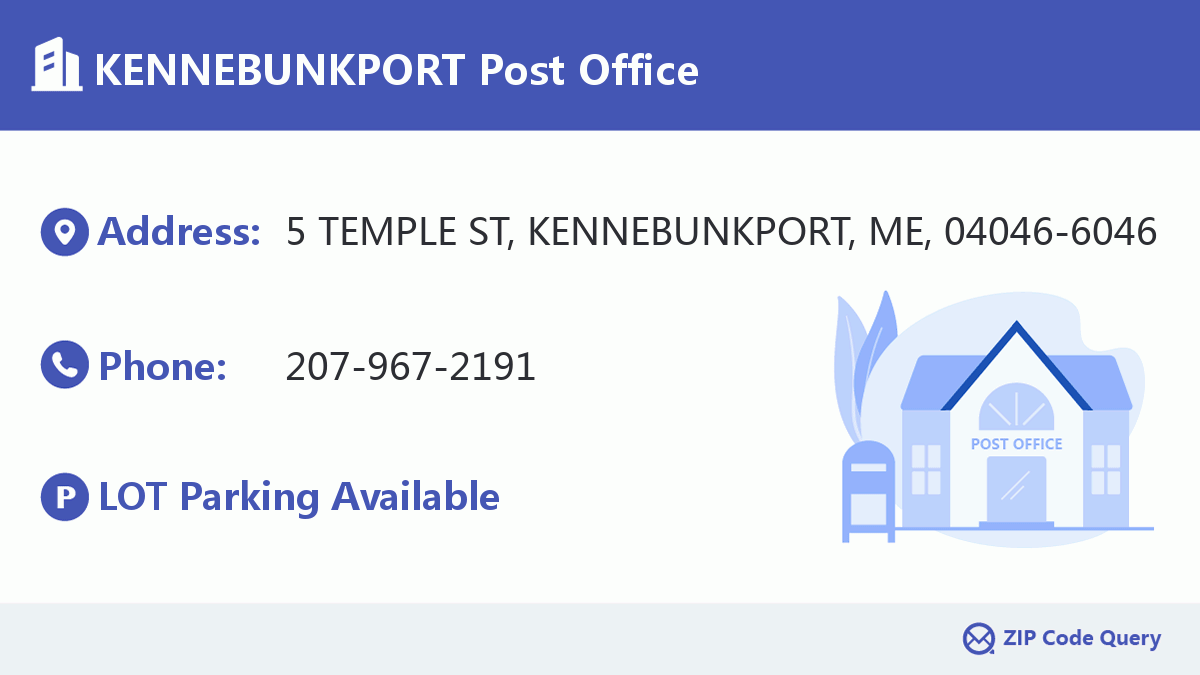 Post Office:KENNEBUNKPORT