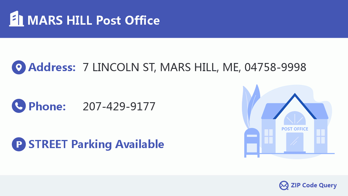 Post Office:MARS HILL