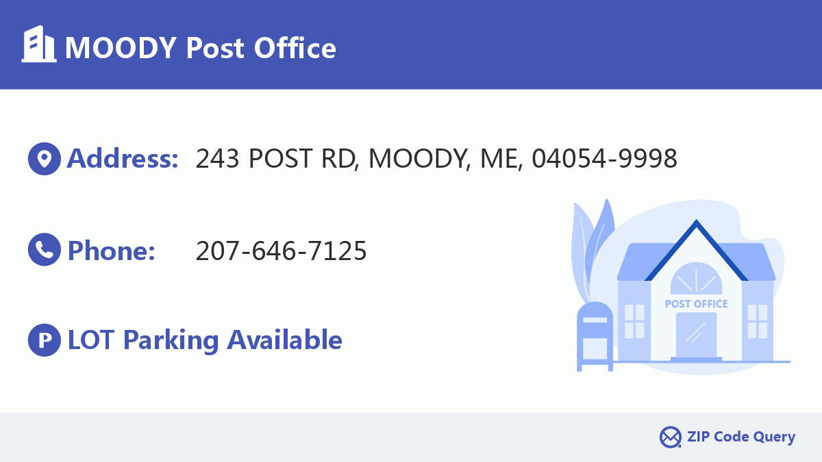 Post Office:MOODY