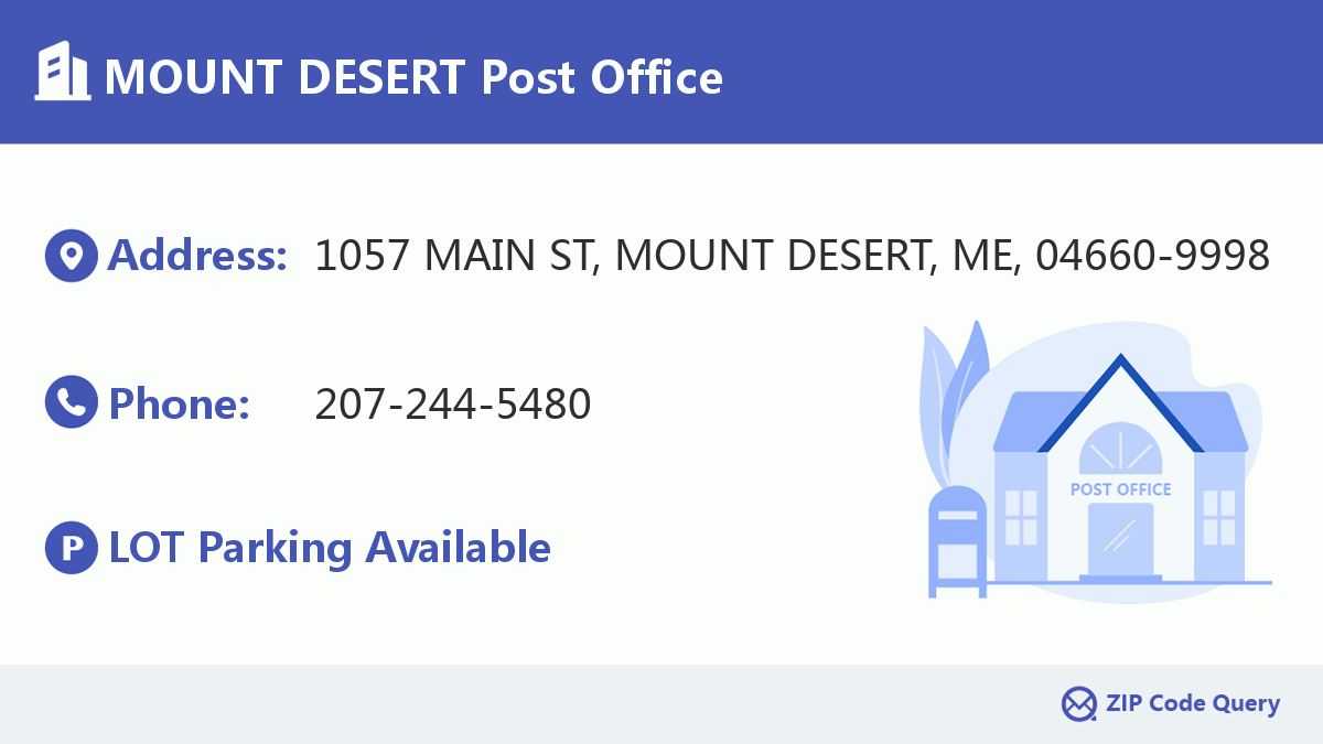Post Office:MOUNT DESERT