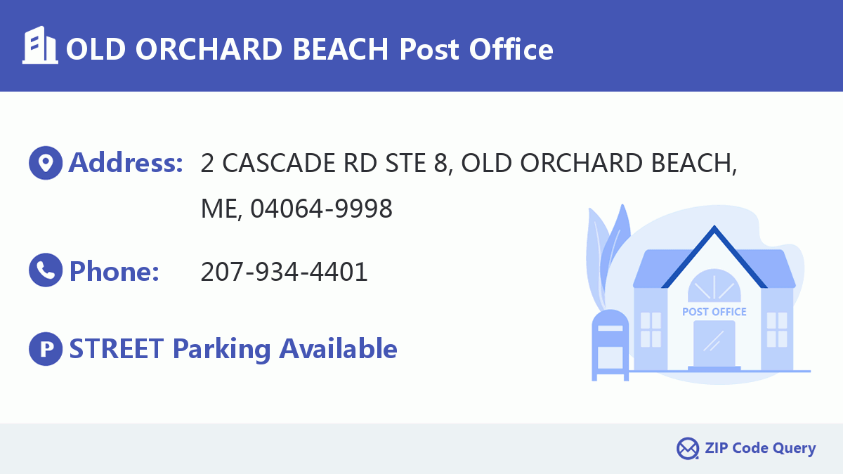 Post Office:OLD ORCHARD BEACH