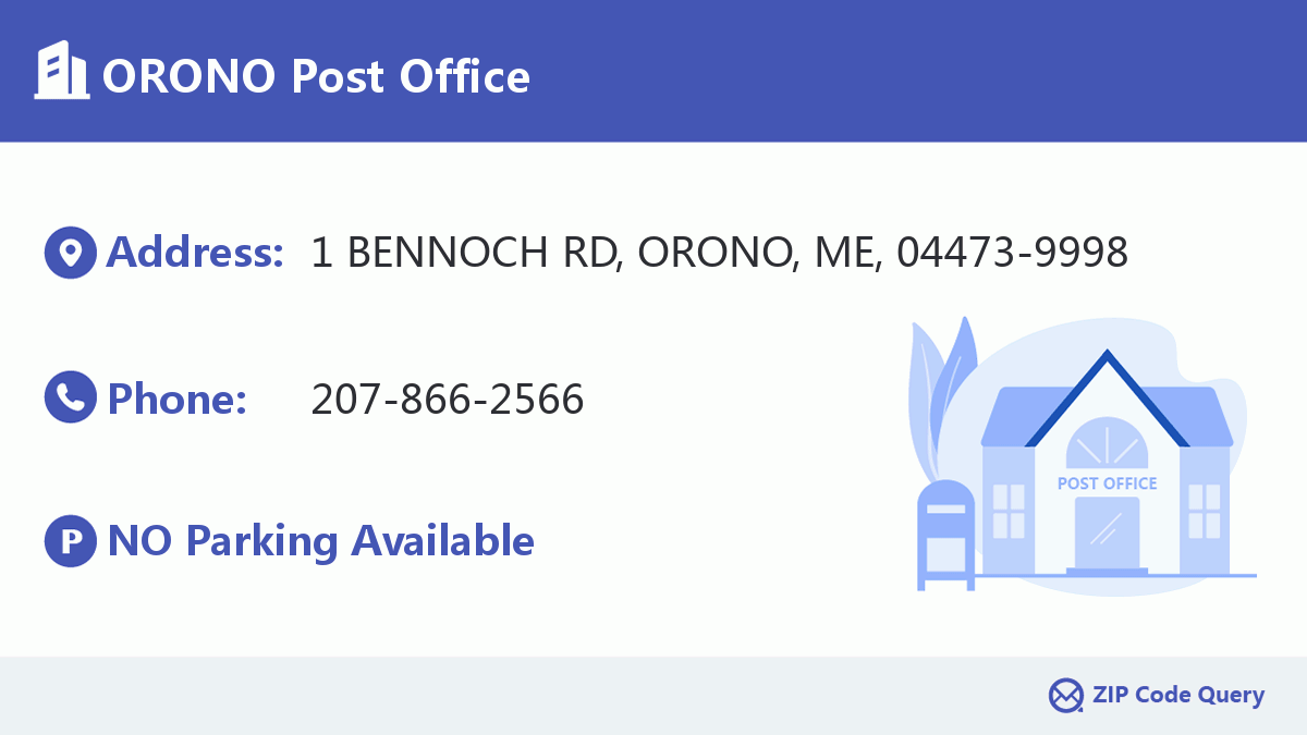 Post Office:ORONO