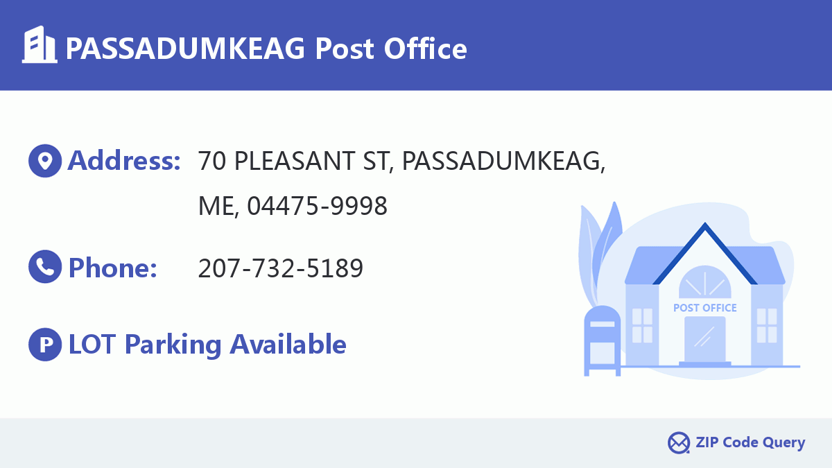 Post Office:PASSADUMKEAG