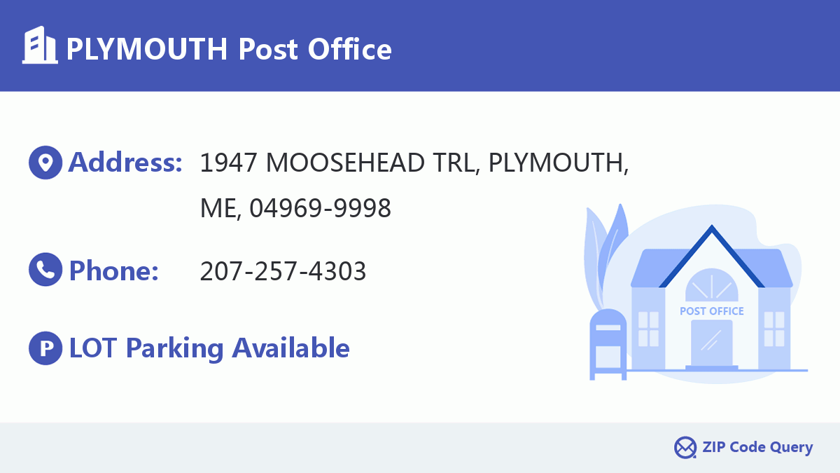 Post Office:PLYMOUTH