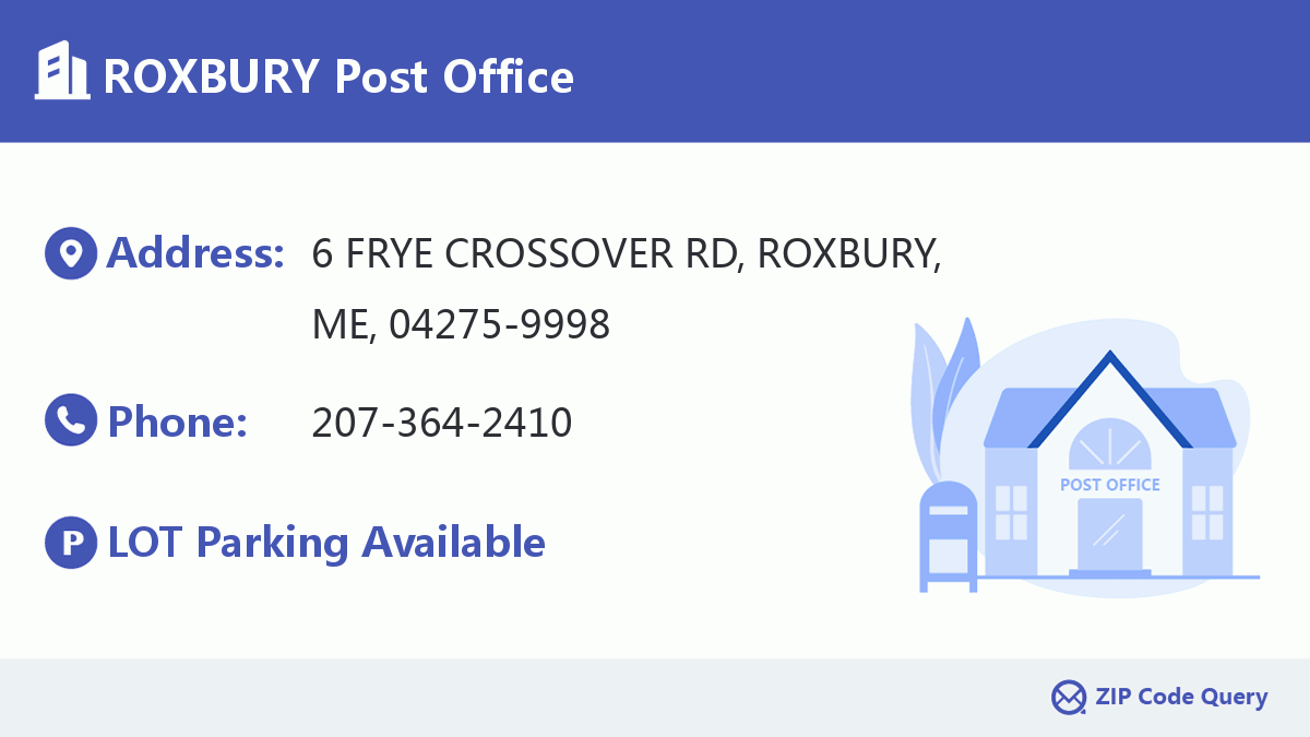 Post Office:ROXBURY
