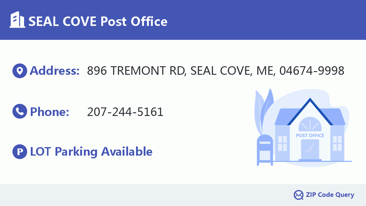 Post Office:SEAL COVE