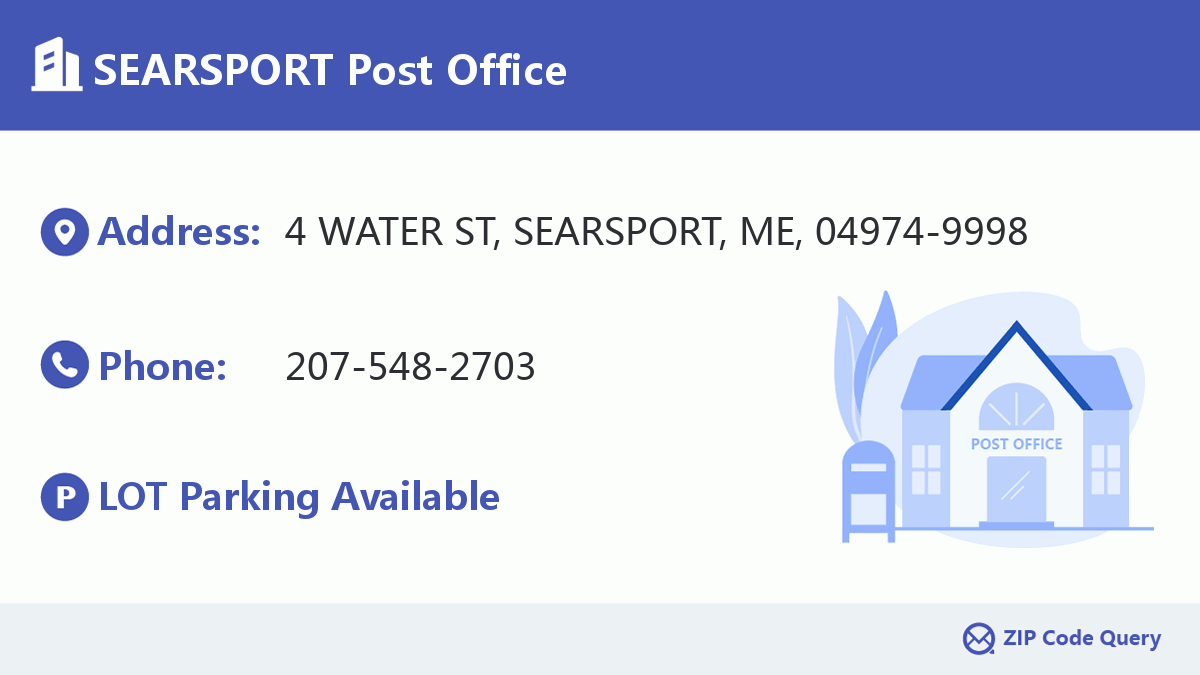 Post Office:SEARSPORT
