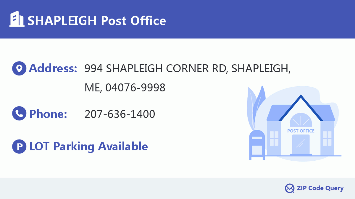 Post Office:SHAPLEIGH