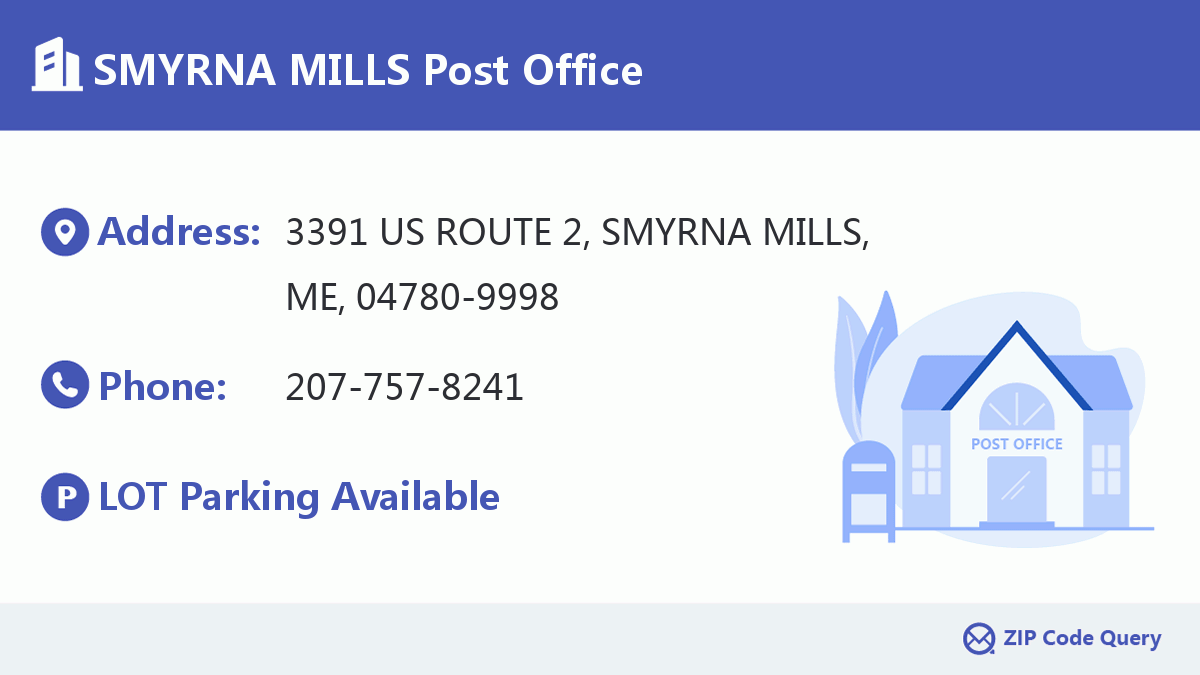 Post Office:SMYRNA MILLS