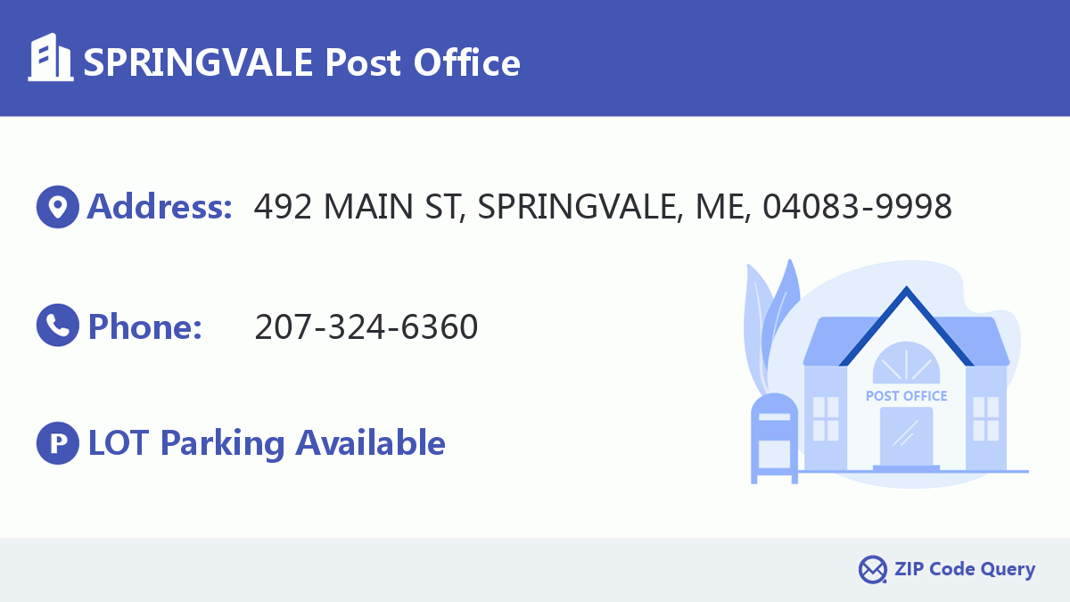 Post Office:SPRINGVALE