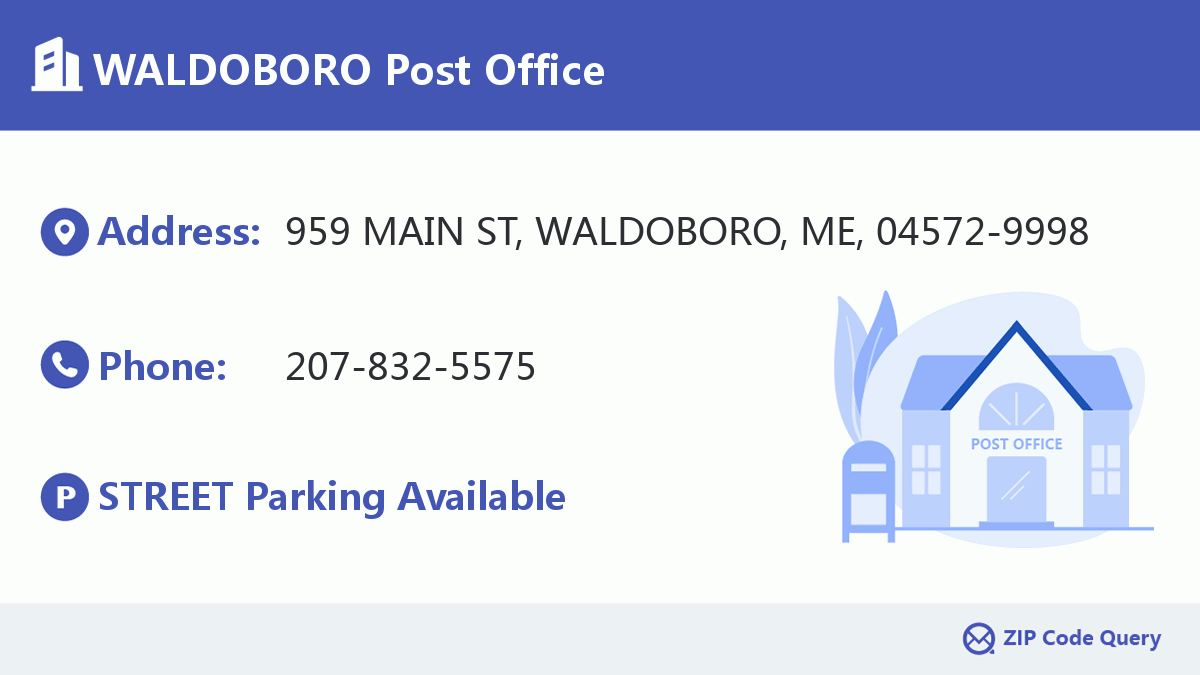 Post Office:WALDOBORO