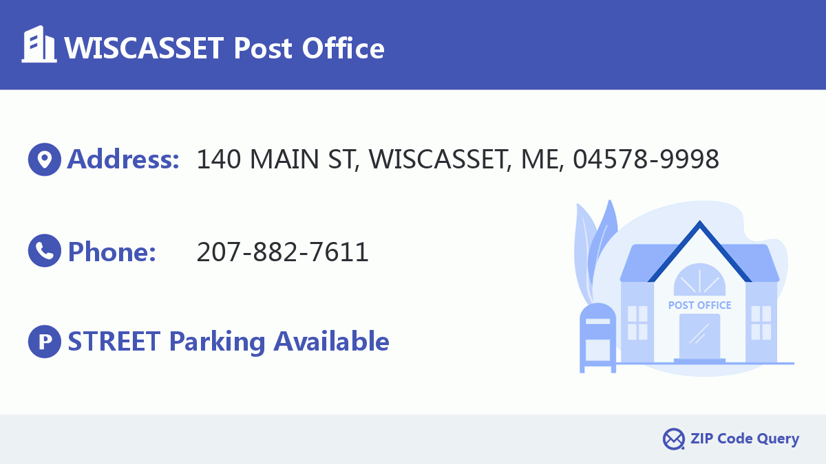 Post Office:WISCASSET